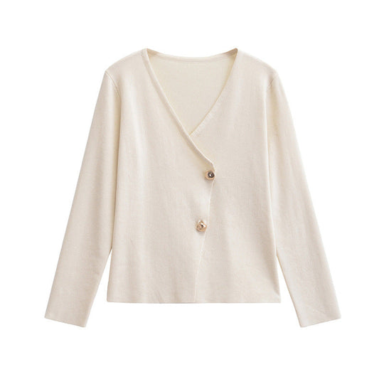 EB | Stylischer asymmetrischer Strickcardigan für Damen