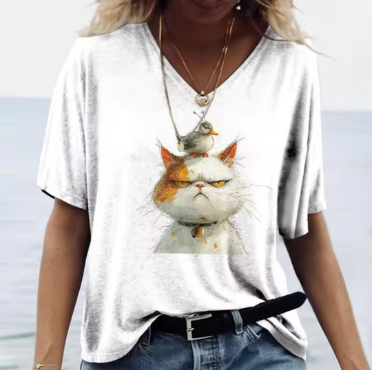 EB | Weiße T-Shirts mit Hasenmotiven