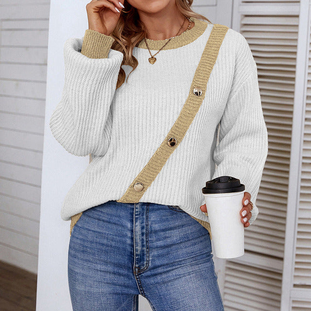 EB | Pullover in Kontrastfarben