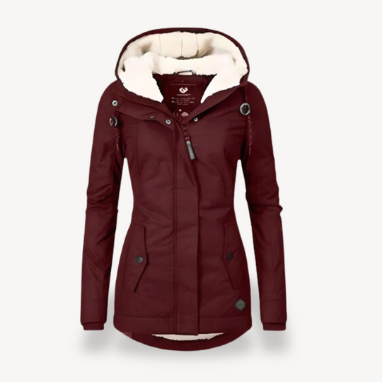 EB | Damen Wasserdichte Winterjacke mit Kapuze