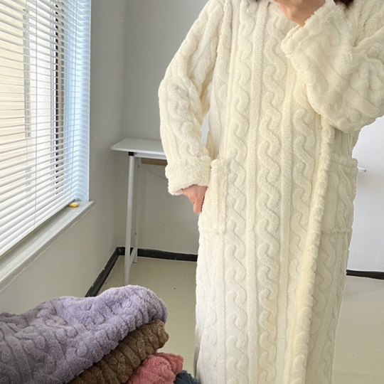 EB | Winter korallen Samt-Homewear