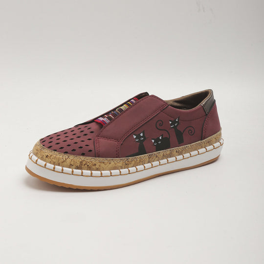 Retro flache Freizeitschuhe EB