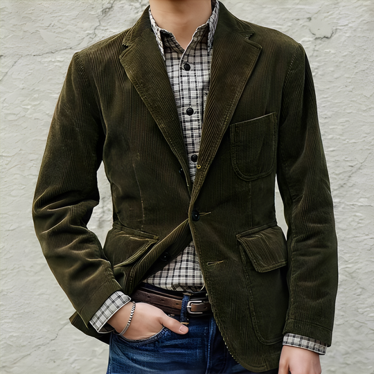 EB | Legere Wolljacke mit Taschen für Herren