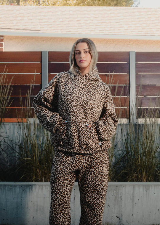 EB | Sweatshirt mit Leopardenmuster