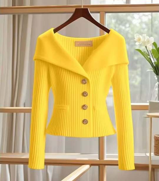EB | Strickjacke Damen Kurz Cardigan für Übergangsjahre