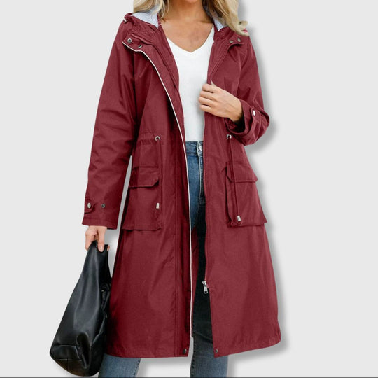 EB | Lange Jacke mit Klassischer Silhouette