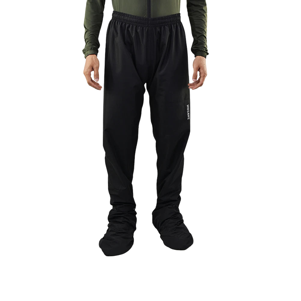 EB | Herren Motorrad Regenjacke Wasserdicht - Reflexschwarz/Grün S-2XL