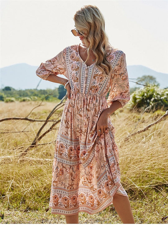 EB | Stilvolles Boho Sommerkleid