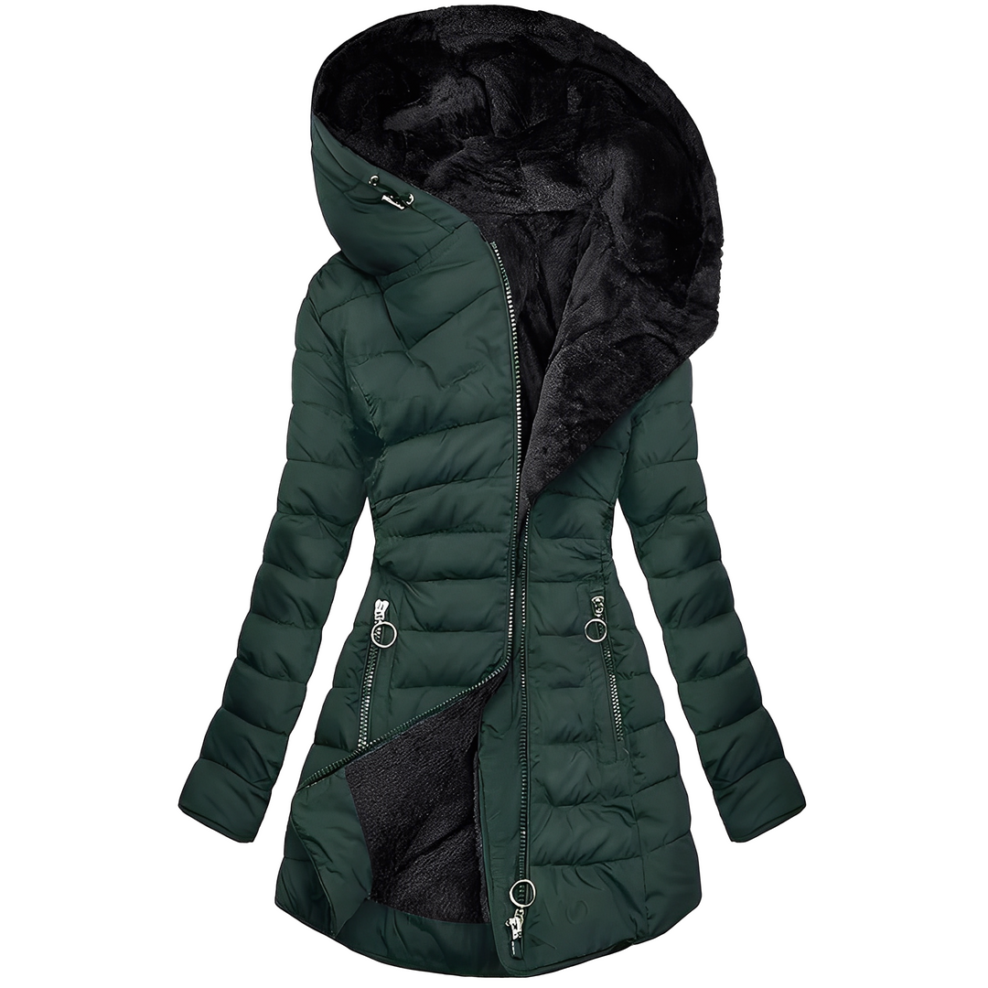 EB | Moderne Winterjacke mit Kapuze für Frauen