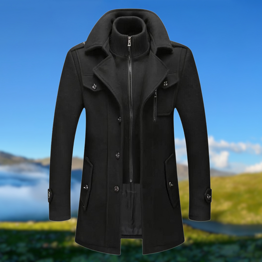 EB | Doppelkragenjacke mit Funktionalem Design