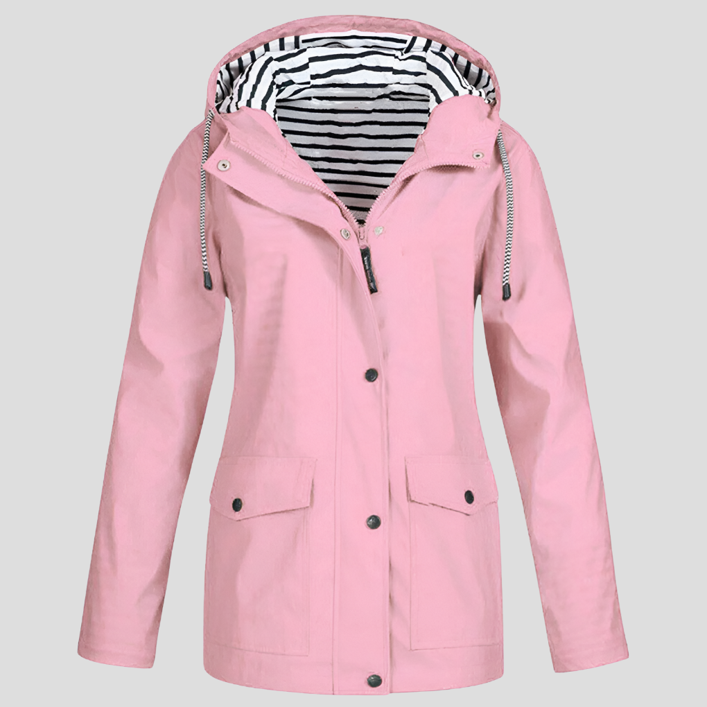 EB | Wasserdichte und Winddichte Kapuzenjacke für Damen