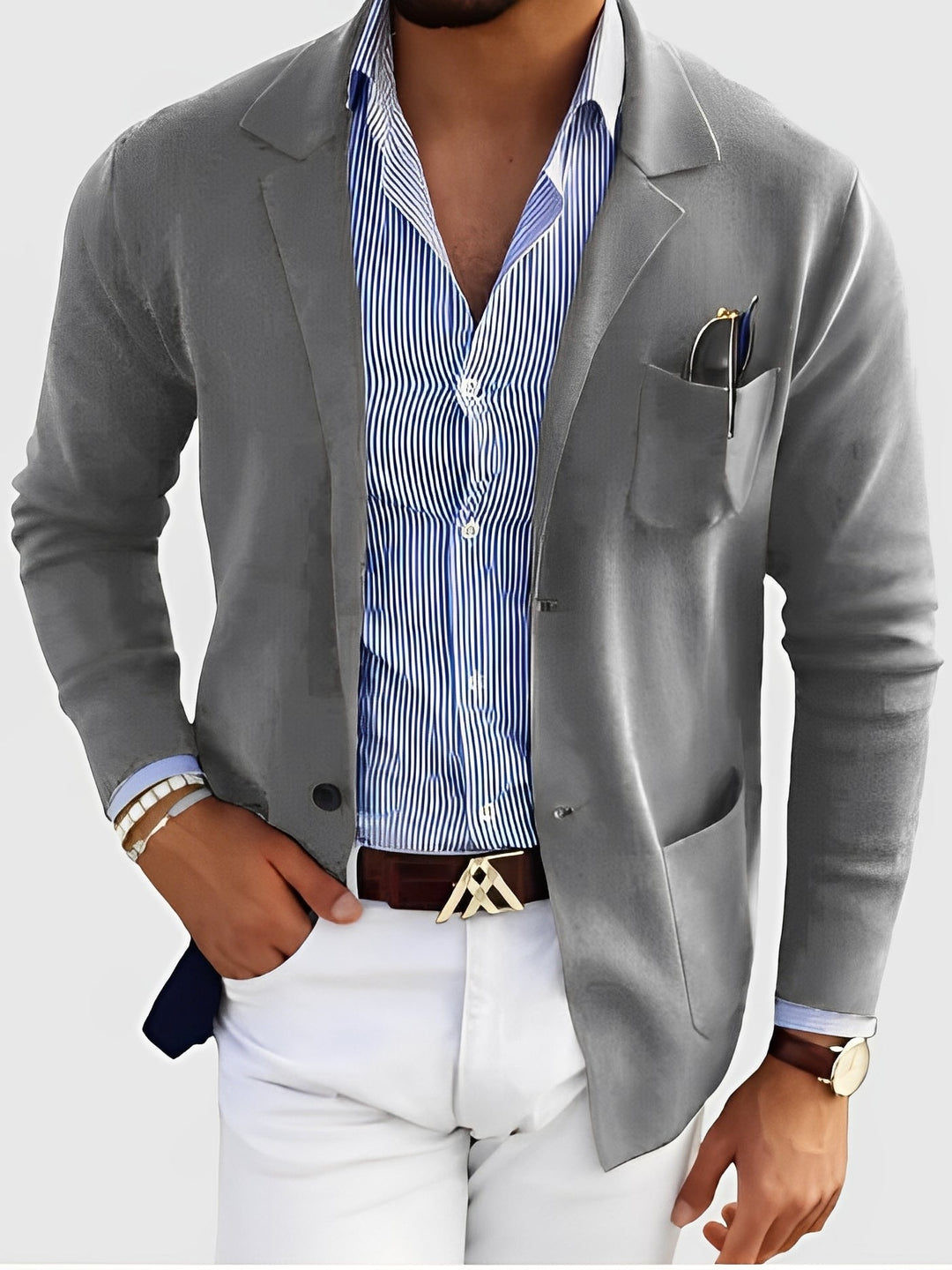 EB | Eleganter Blazer mit Taschen für Männer