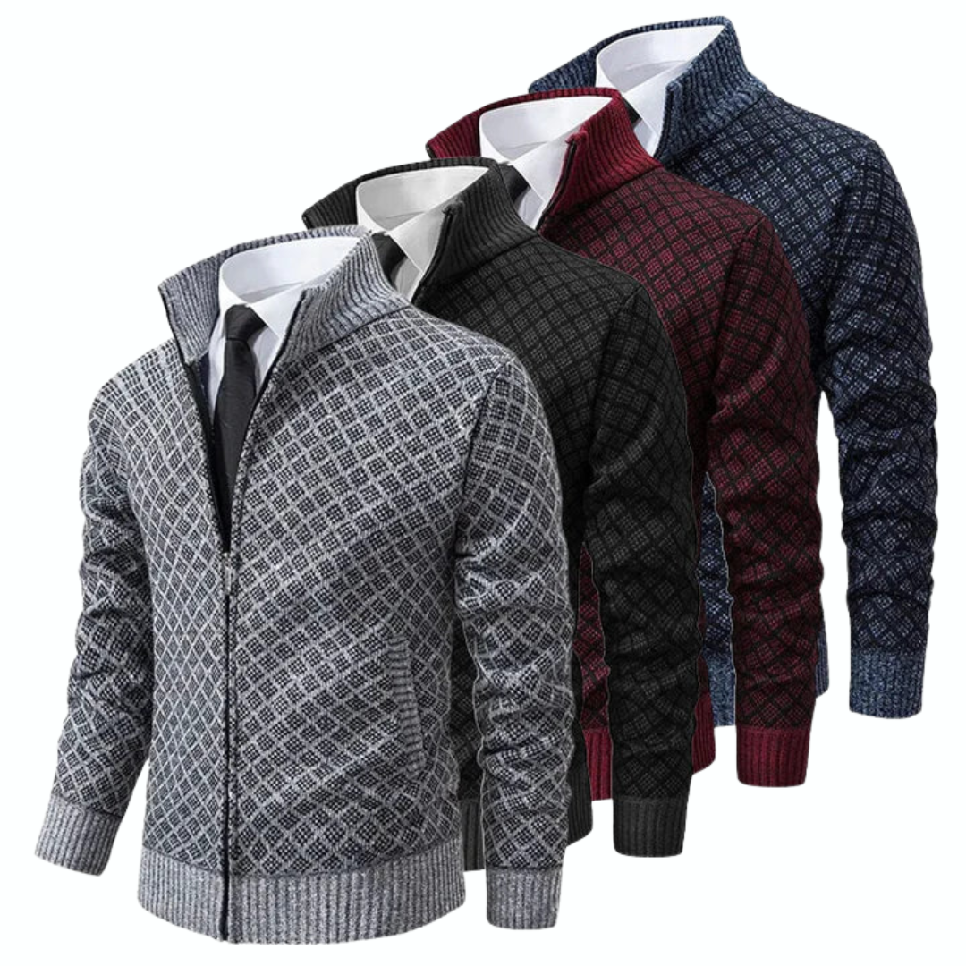 EB | Strickjacke Im Business-Look - Eleganter Freizeit- und Büro-Stil