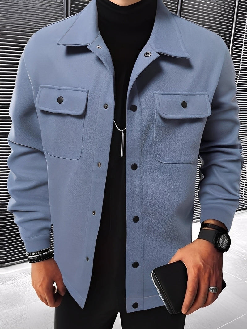 EB | Lässige Karierte Jacke mit Taschen für Herren