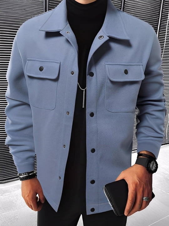 EB | Lässige Karierte Jacke mit Taschen für Herren