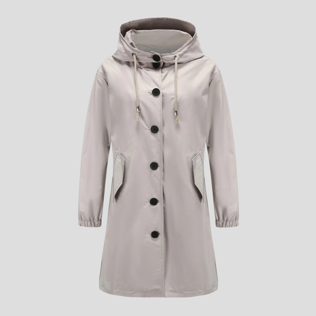 EB | Wasserdichte Regenjacke mit Kapuze für Damen