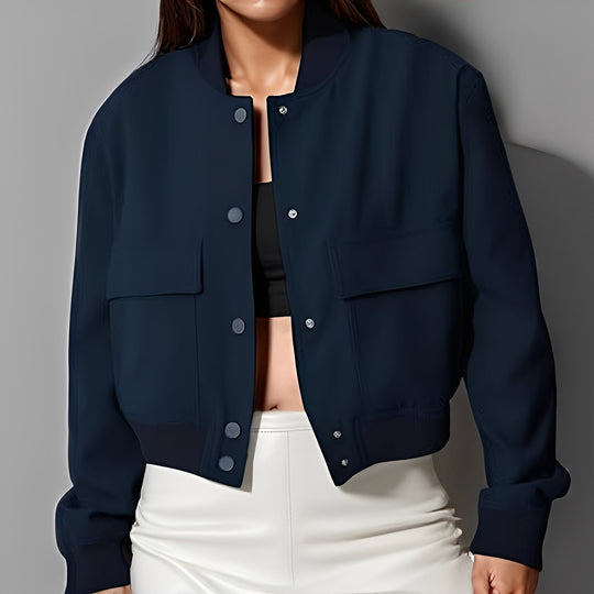 EB | Bequeme und lockere Damenjacke mit großen Taschen