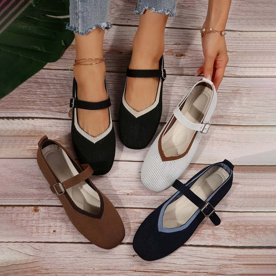 Atmungsaktive flache Schuhe EB