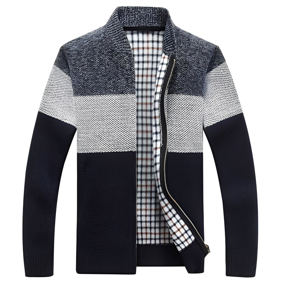 EB | Klassischer Cardigan mit Futter für Männer