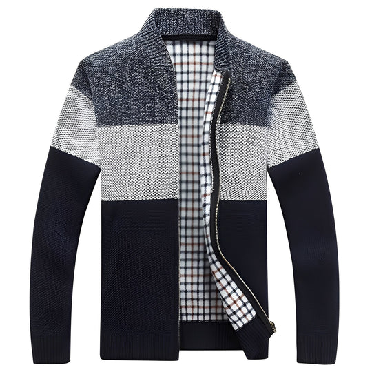 EB | Klassischer Cardigan mit Futter für Männer