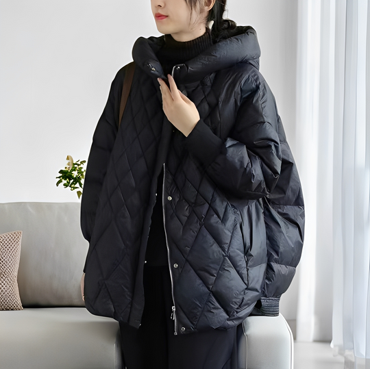 EB | Lässiger Winter-Daunenmantel mit Reißverschluss für Damen