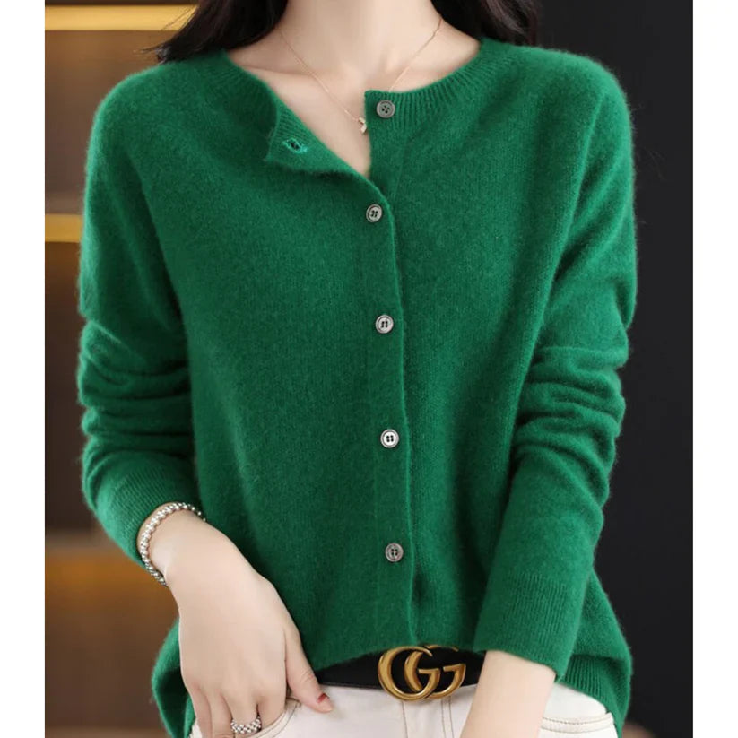 EB - O-Ausschnitt Cardigan Pullover
