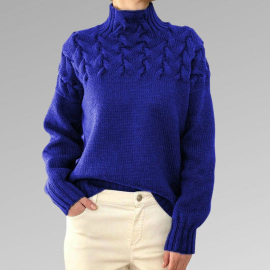 EB | Hochkragen Strickpullover