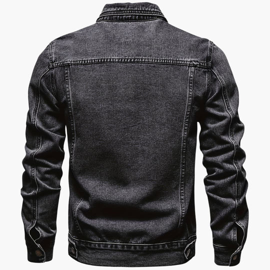 EB | Slim-Fit Freizeit-Denimjacke für Männer
