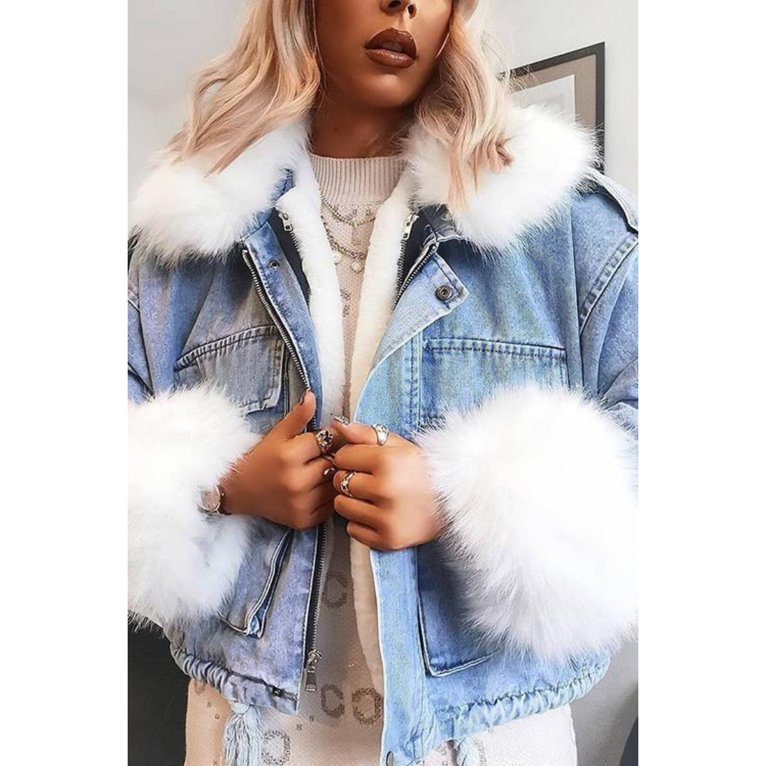 EB | Winterjacke aus Jeans für Frauen