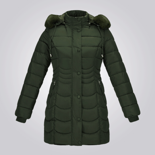 EB | Eleganter Lange Wintermantel für Frauen