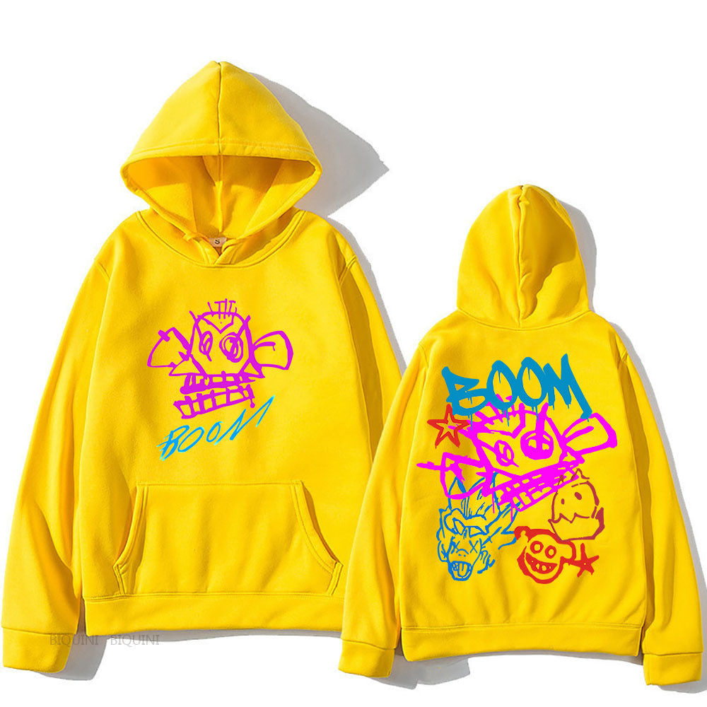 EB | Arcane Jinx Cartoon Langarm-Hoodie