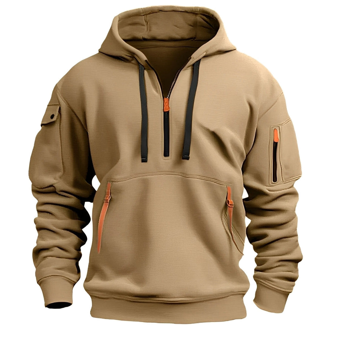 EB | Locker Hoodie mit Halbzip für Männer