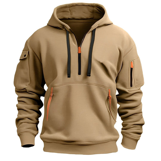 EB | Locker Hoodie mit Halbzip für Männer