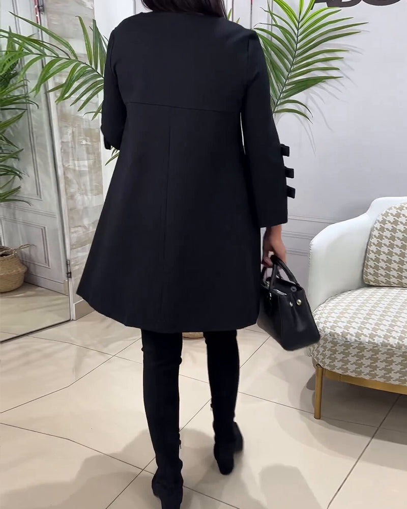 EB | Knielanges Kleid mit Langen Ärmeln