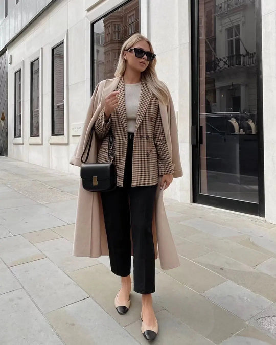 EB | Klassischer Karierter Blazer