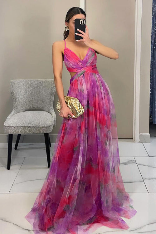 EB | Enchant My Love Print Maxi Kleid