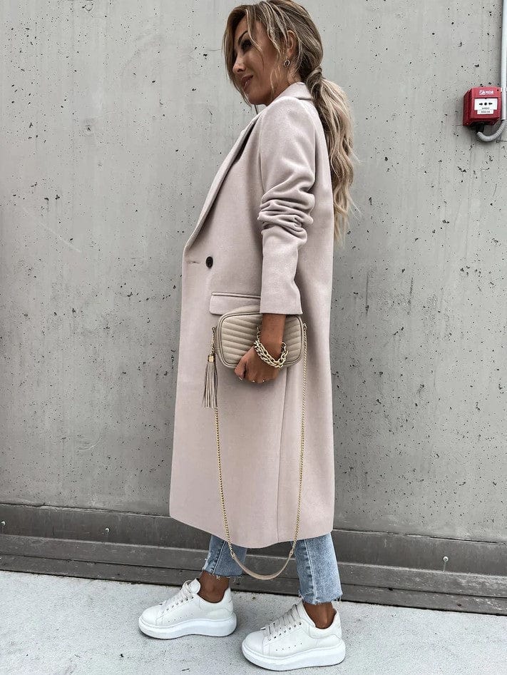 EB | Langes Daunenjacke Eleganter Zeitloser Stil Ideal Für Den Winter