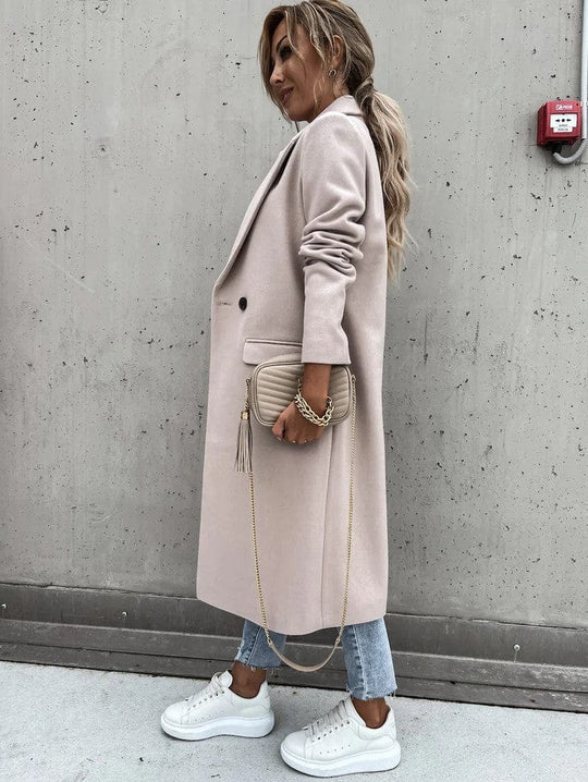 EB | Langes Daunenjacke Eleganter Zeitloser Stil Ideal Für Den Winter