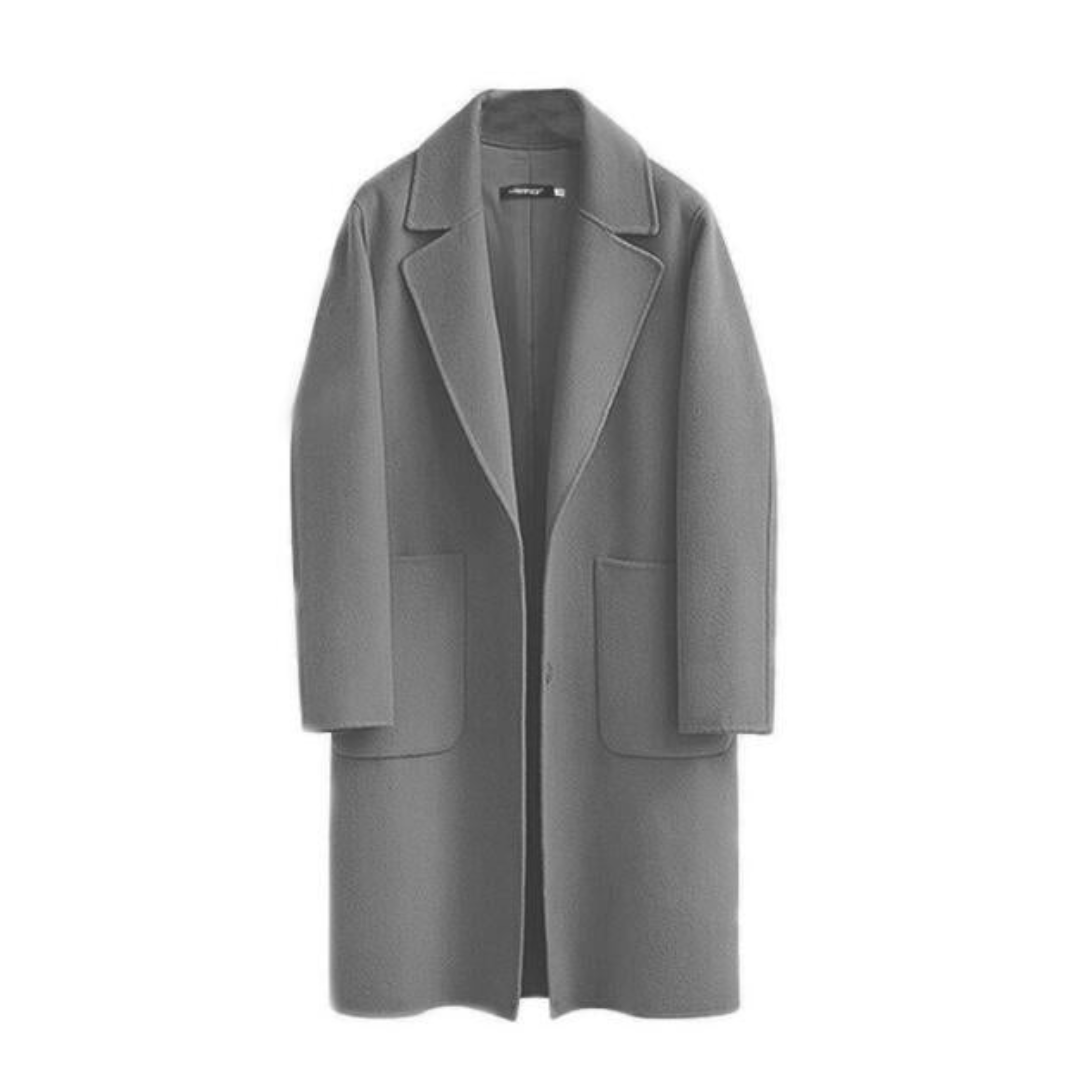 EB | Langarm Winter Warme Trench Mantel - Lange
