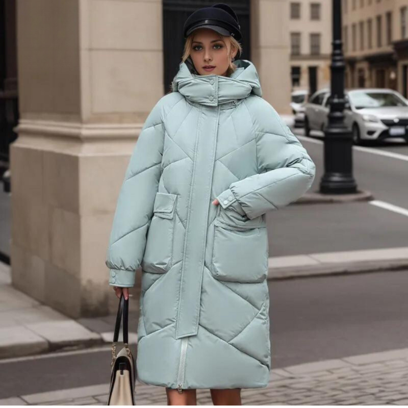 EB | Lange Jacke für Frauen Winter Warm