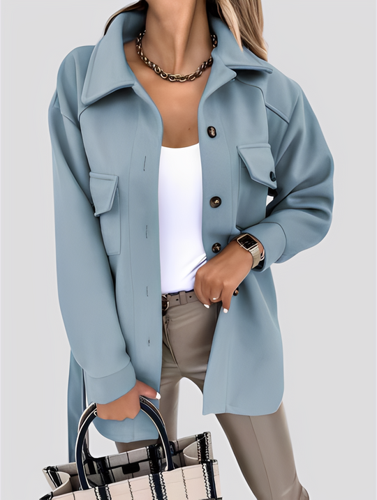 EB | Moderne, leichte Damenjacke mit Reverskragen