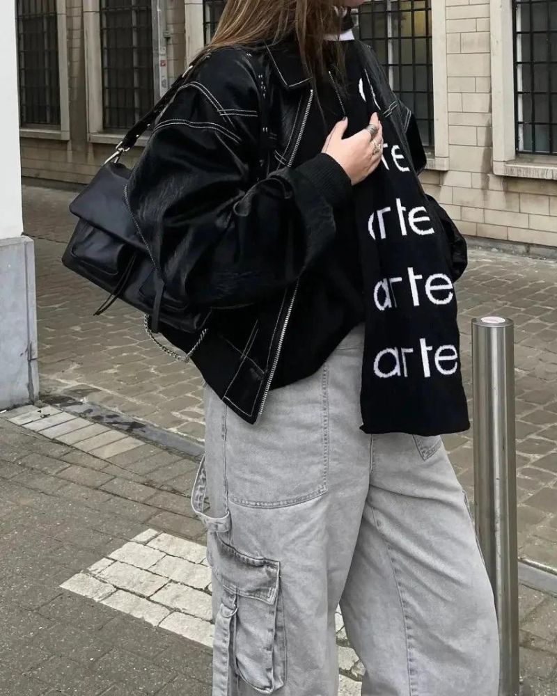 EB | Schicke Lederbomberjacke für Damen Khalil