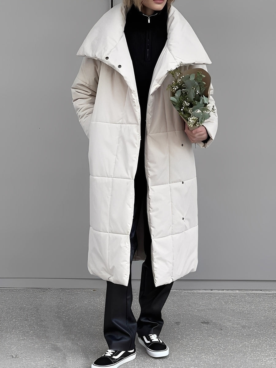 EB | Lange, warme Damenjacke mit Futter