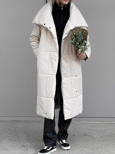 EB | Lange, warme Damenjacke mit Futter
