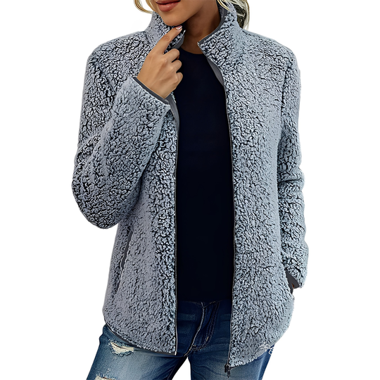 EB | Eleganter Fleece-Veloursmantel für Damen