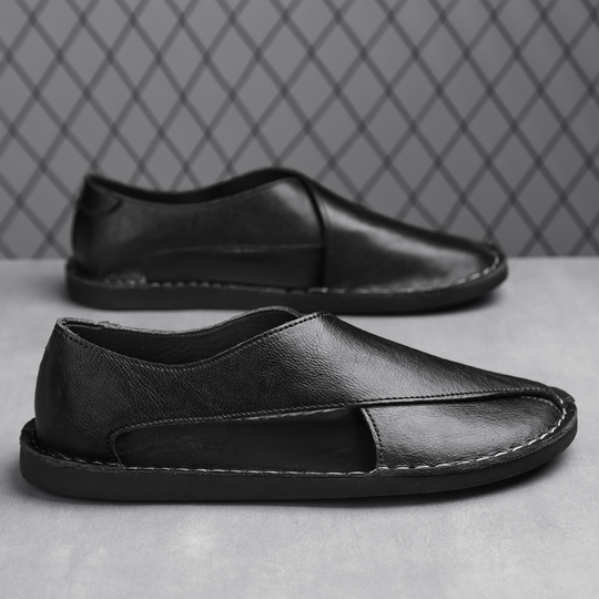 Sandalen aus echtem Leder für den Strand EB