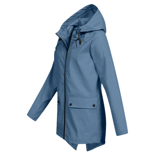 EB | Trendy Damen Regenjacke mit Kapuze