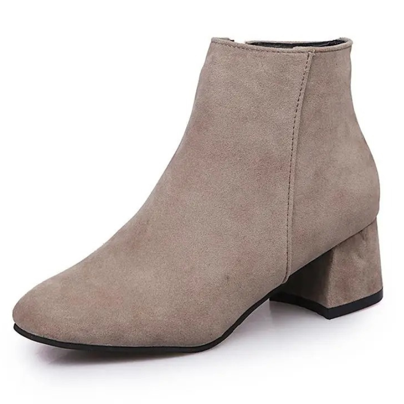 EB | Moderne Wild Ankle Boots mit Bequemem Absatz Damen Ankle Boots