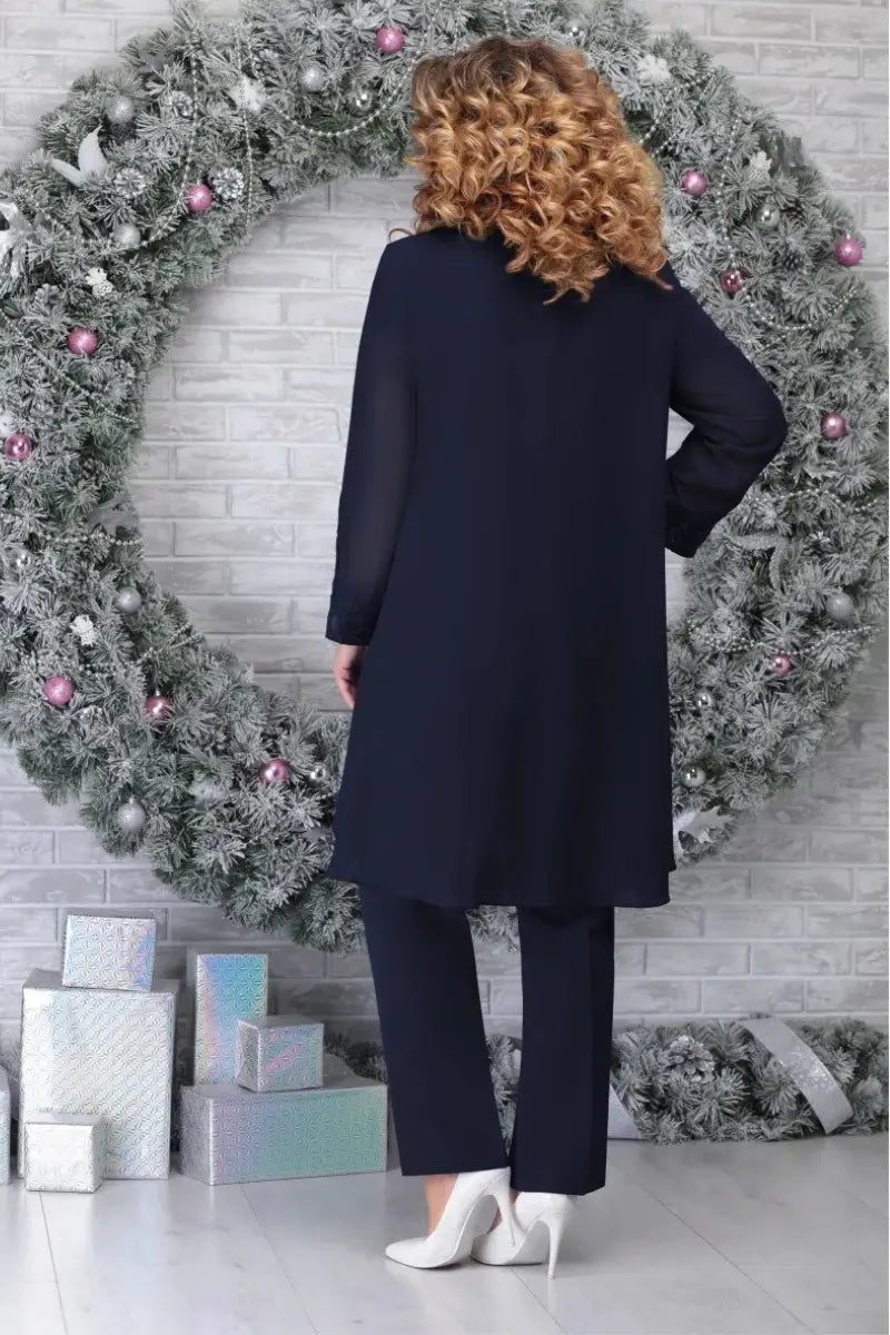 EB | 3 Teilig Chiffon Brautkleid Satz für Damen