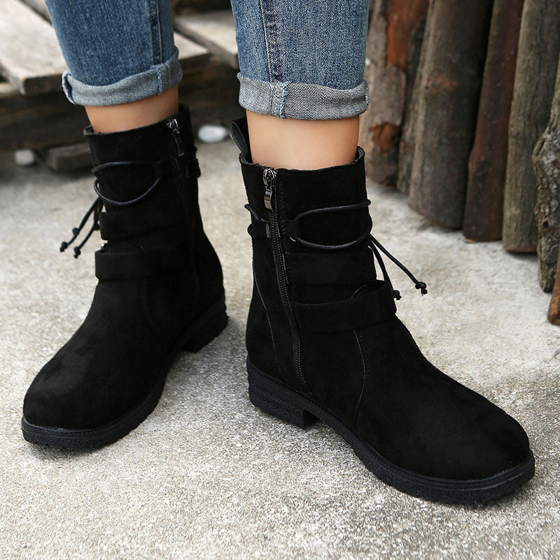 Vintage Schnalle Stiefeletten EB